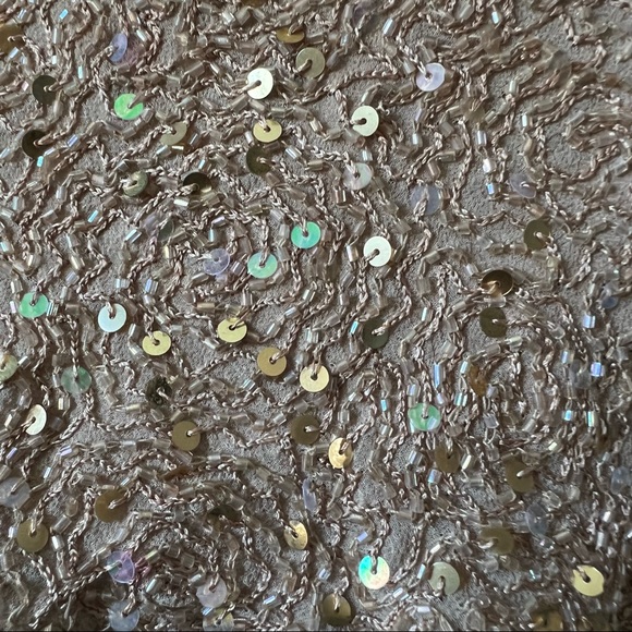 Adrianna Papello occasions women Sequin and beaded cowl neck top  size 14 - Picture 14 of 14